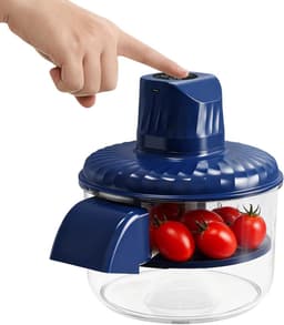 Elektrische Schilmachine - Keuken Gadget - Fruit Groente Schillen - Draadloze Mobiliteit - Grote Capaciteit - Zilver — thumbnail 1