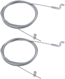 Dailygoods- Gaskabel 2000 mm - Flexibele Kabel - Z-haak Motorremkabel - Staal - Diameter 1,5 mm - Duurzaam en Sterk — thumbnail 1