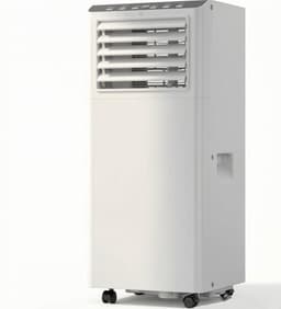 Danky Mobiele Airco 7000 BTU – 3-in-1 Airconditioner (Koelen + Ontvochtigen + Ventileren) – Stil <51 dB – Energieklasse A – Geschikt Voor Ruimtes Tot 35 m² – Inclusief Raamkit, 24-Uurs Timer En Afstandsbediening — thumbnail 1