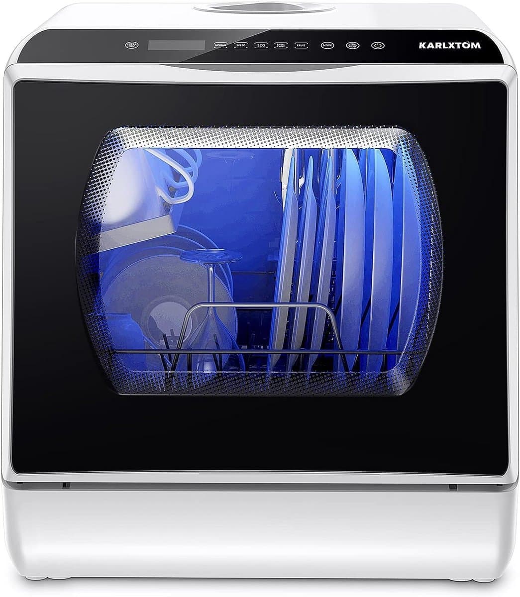 Compacte Vaatwasser - Mini Afwasmachine - Kleine Keukens - Ingebouwde Watertank - 42.5 cm Breed - Wit — afbeelding 1