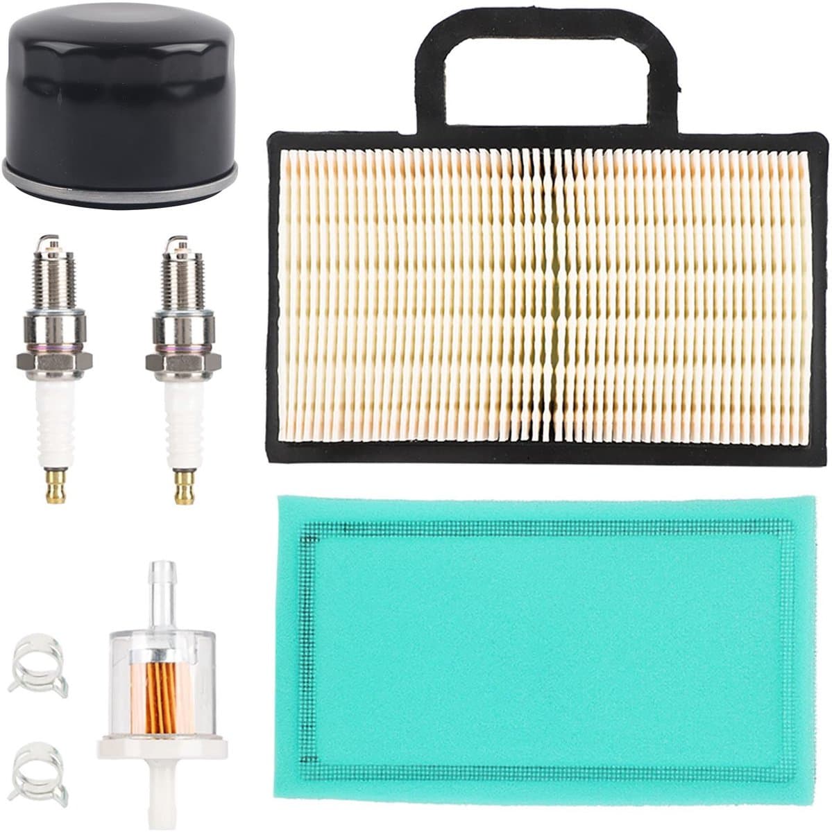Dailygoods - Accessoires voor grasmaaier - Vervangende luchtfilterset - Duurzaam en sterk - Hoogwaardig ABS-materiaal - Verbeterde efficiëntie - Gesch... — afbeelding 1