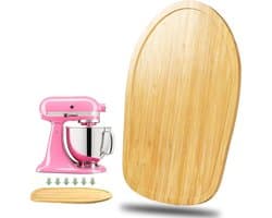 Mixer Schuifmat - Apparaat Slider - Keukenwerk Vereenvoudigen - Food-grade Bamboe - 35.6D x 22.6B x 1.8H cm - Naturel Bamboe