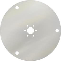 Grasmaaier Glijplaat - Onderdeel Maaier - Gazon Onderhoud - Aluminium Materiaal - 211 mm Diameter - Grijs — thumbnail 1