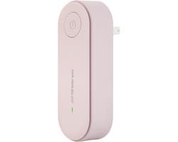 Ultrasone mijtverwijderaar, draadloze ultrasone mijtverwijderaar, geluidsarme plug in mijtreiniger, vermindert huisstofmijt, roze