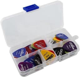 Okado Gitaar Plectrum Set 60-delig – Picks in Diverse Diktes 0,58 t/m 1,50 mm – Inclusief Opbergdoosje met Compartimenten – ABS Plectrums voor Elektrische en Akoestische Gitaar — thumbnail 2