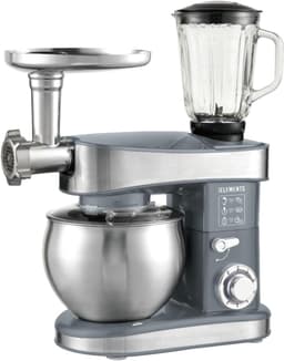 Keukenmachine - Keukenapparaat Mixer - Eten Bereiden - 3-in-1 Functionaliteit - 75 Liter Kom - Grijs — thumbnail 1