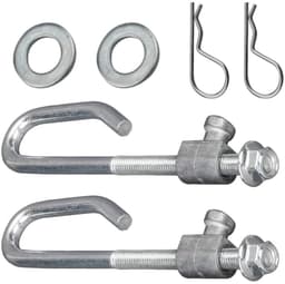 Dailygoods- Deck Lift Hanger Rod kit - Vervangt onderdeelnummers GX24864/GX21718 - Compatibel met E-serie en D-serie - Hoge kwaliteit - Voor diverse modellen - Inclusief bevestigingsmaterialen - Hefframe — thumbnail 5