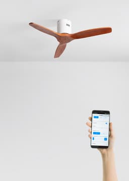 CREATE - Plafondventilator 40W silent 100% hout - S - Geen licht - WIFI - WIND CALM NATURAL WOOD — thumbnail 2