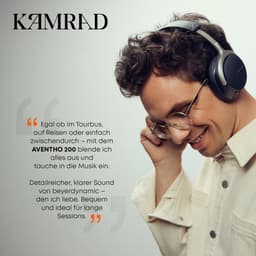 BEYERDYNAMIC Aventho 200 BT Over-ear Draadloze hoofdtelefoon met Noise-cancelling Grijs — thumbnail 2