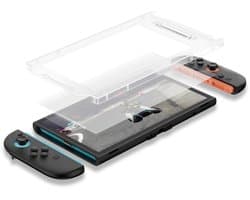 PlayCool 2x Screenprotector geschikt voor Nintendo Switch 2 – 9H Gehard Glas – Beschermglas – Dock Friendly – Inclusief Installatietray en Reinigingsset