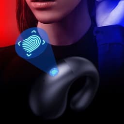 Bluetooth-oortjes, hoge geluidskwaliteit, stereogeluid, comfortabel om te dragen, intelligente ruisonderdrukking, ergonomisch ontwerp, zwart. — thumbnail 5