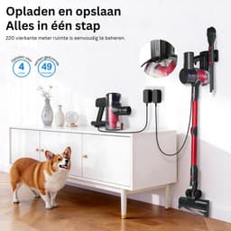 HEZIVO® Steelstofzuiger Draadloos - Stofzuiger 4-in-1 - 2 Snelheden — thumbnail 5