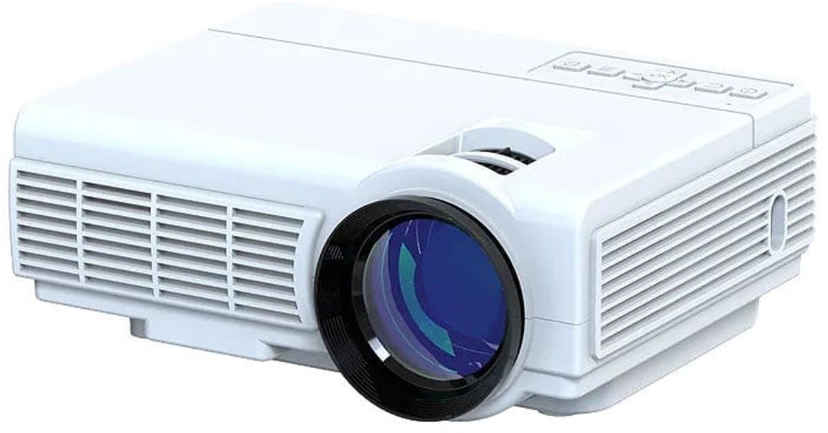 Yowhick - Beamer - Projector Beamer - Mini Meamer - 1080P - Automatische focus - met WiFi - 5G+2.4G Wireless Connection - Wit — afbeelding 1