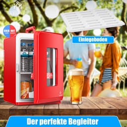 KESSER® Tafelmodel Koelkast 15 Liter AC DC 220-240V en 12V - Mini Koelkast Vrijstaand met Verwarmingsfunctie - Koelbox ideaal voor Auto en camperen - — thumbnail 3