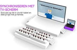 Boifun 17,5" draagbare dvd-speler met 15,6" groot HD-scherm, 6 uur oplaadbare batterij, ondersteuning voor USB/SD-kaart/Sync TV en meerdere schijfformaten, luidspreker met hoog volume, met handtas — thumbnail 4