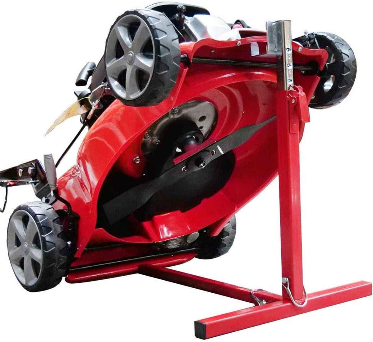 Lawn mower lift, jack to sharpen Adjust Blade Service Repair and clean up to 18kg load — afbeelding 1