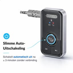 Boncy® Premium 2 in 1 Bluetooth Transmitter & Receiver - 3.5MM AUX - Bluetooth Zender & Ontvanger - Handsfree Bellen Auto - Bluetooth Adapter Auto met Microfoon — thumbnail 5