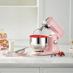 Mixer Kom Inzet - Keukenmachine Accessoire - Bakken en Bewaren - Hittebestendig en Vaatwasserbestendig - 5 Liter - Rood — thumbnail 3