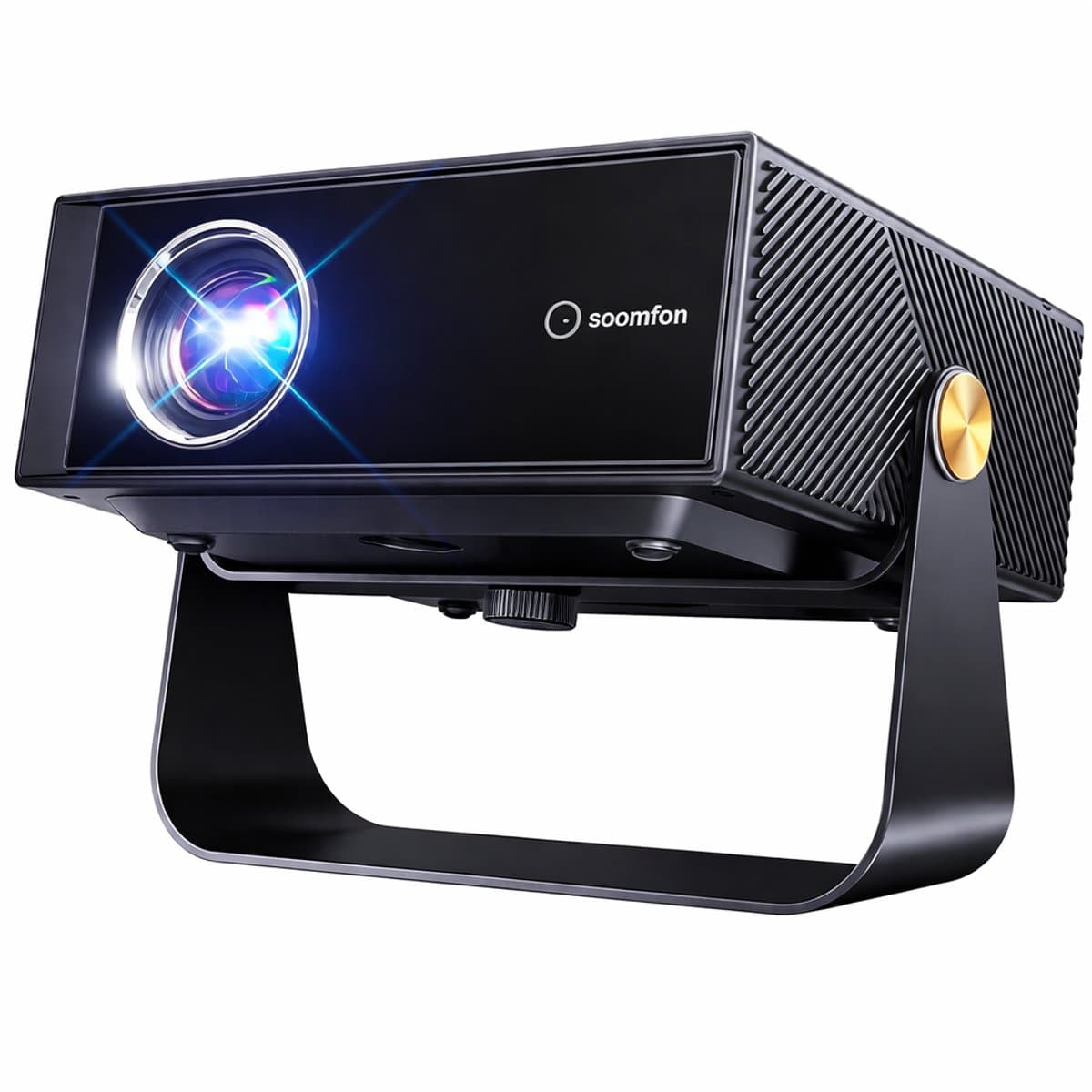 Beamer Mini Projector - WiFi Bluetooth - 4K Ondersteuning - Trapeziumcorrectie - Draagbaar — afbeelding 1