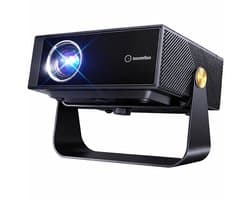 Beamer Mini Projector - WiFi Bluetooth - 4K Ondersteuning - Trapeziumcorrectie - Draagbaar
