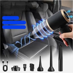 4-in-1 Draadloze Mini Handstofzuiger – Nat & Droog –Auto, Thuis & Kantoor – Compact & Multifunctioneel — thumbnail 1