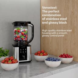 Keukenmachine Mixer - Multifunctionele Keukenapparaat - Maaltijden Bereiden - Krachtige 1200W Motor - 2L Kom 1.75L Mixer - Zilver — thumbnail 5