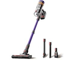 Draadloze Stofzuiger – Stofzuiger Zonder Snoer – Handstofzuiger – Steelstofzuiger – Kruimelzuiger – 40.000 Pa Zuigkracht – 42 Minuten Batterijduur