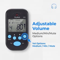 Digitale Metronoom - Beat Tempo Trainer - Muziek Oefenen - Instelbaar Volume - 30 gram - Zwart — thumbnail 4