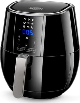 Digitale Airfryer - Heteluchtfriteuse - Gezond Frituren - 9 Voorgeprogrammeerde Menu's - 3.5 Liter - Zwart — thumbnail 1