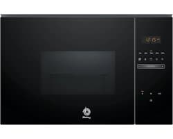 Inbouw Magnetron Zonder Rand 38 cm met Grill en 20 Liter Inhoud