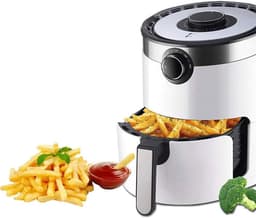 Airfryer - Hete Lucht Oven - Gezond Koken - Vortx Technologie - 3.5 Liter - Rood — thumbnail 4