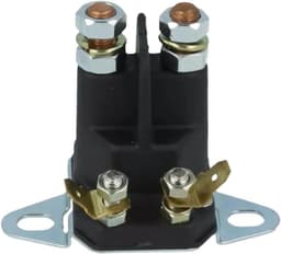 Startrelais Solenoïde - Motoronderdeel - Grasmaaier Starten - 4-polig 12V - 8x7.5x6.5 cm - Zwart — thumbnail 1