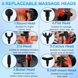 Massage Gun Draadloos - Spierontspanning - Apparaat - Dagelijks — thumbnail 4
