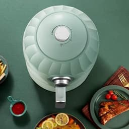 Air Fryer, Small Air Fryer, Airfryer with Less Oil, 800W Air Fryer Oven Pizza Cooker, Non-Stick Baking Basket, Overheat Protection, Timer+Temperature Control Airfry — thumbnail 2