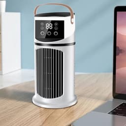 Draagbare Airco - Persoonlijke Koeler - Ruimte Koelen - Instelbare Mistfunctie - 640ml Tank - Wit — thumbnail 5