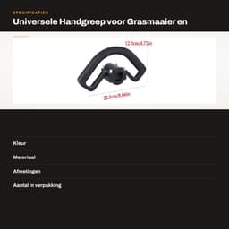 Dailygoods- Handgreep Universeel - Vervangende Ringgreep - Diameter 20-30 mm - Ergonomisch Design - Eenvoudige Montage - 3 Stuks - Tuingereedschap — thumbnail 3