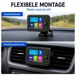 DAB+ Adapter Auto met Bluetooth 5.0 – Digitale Radio Ontvanger met 2.8 Inch Kleurenscherm – FM Transmitter – Handsfree Bellen – AUX – Inclusief Antenne — thumbnail 2
