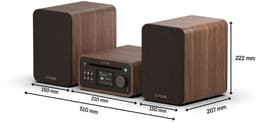 Pure Classic StereoMini bruin microset met DAB+ en FM radio — thumbnail 3