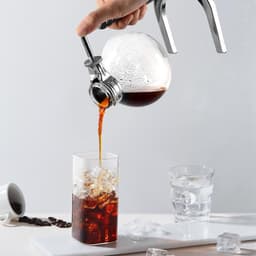 Dailygoods- Koffiezetapparaat vacuüm - Hittebestendig Glas - 5 Kopjes - 600 ml - Roestvrij Staal - Inclusief Filterpatroon - Vacuümkoffiemaker — thumbnail 2