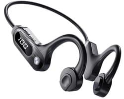 WiseGoods Premium Bone Conduction Koptelefoon - Open Ear Draadloze Sport Hoofdtelefoon - IPX5 Waterdicht - Koptelefoons Sporten