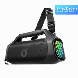 soundcore Boom 2 Pro van Anker - Buitenspeaker - 140W - 2+2 kanalen - BassUp 2.0 - 20 uur speeltijd - Snelladen - IP68 waterdicht - RGB-verlichting - Powerbank - Bluetooth 5.3 - Draagbaar voor buiten — thumbnail 1