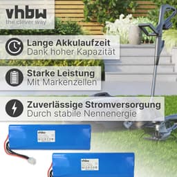 Krachtige accu voor robotmaaiers - 2 x 3000mAh, 18V NiMH — thumbnail 5