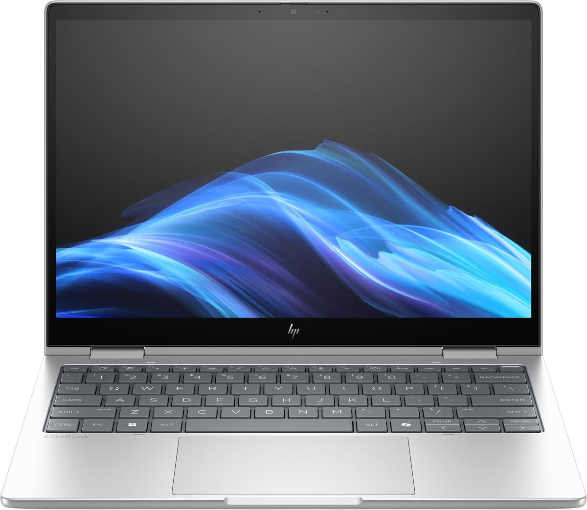 "HP EliteBook 8 Flip G1i 13 AI Intel Core Ultra 7 255U Hybride (2-in-1) 33,8 cm (13.3"") Touchscreen WUXGA 16 GB LPDDR5x-SDRAM 512 GB SSD Wi-Fi 6E (802.11ax) Windows 11 Pro AI PC Zilver" — afbeelding 1