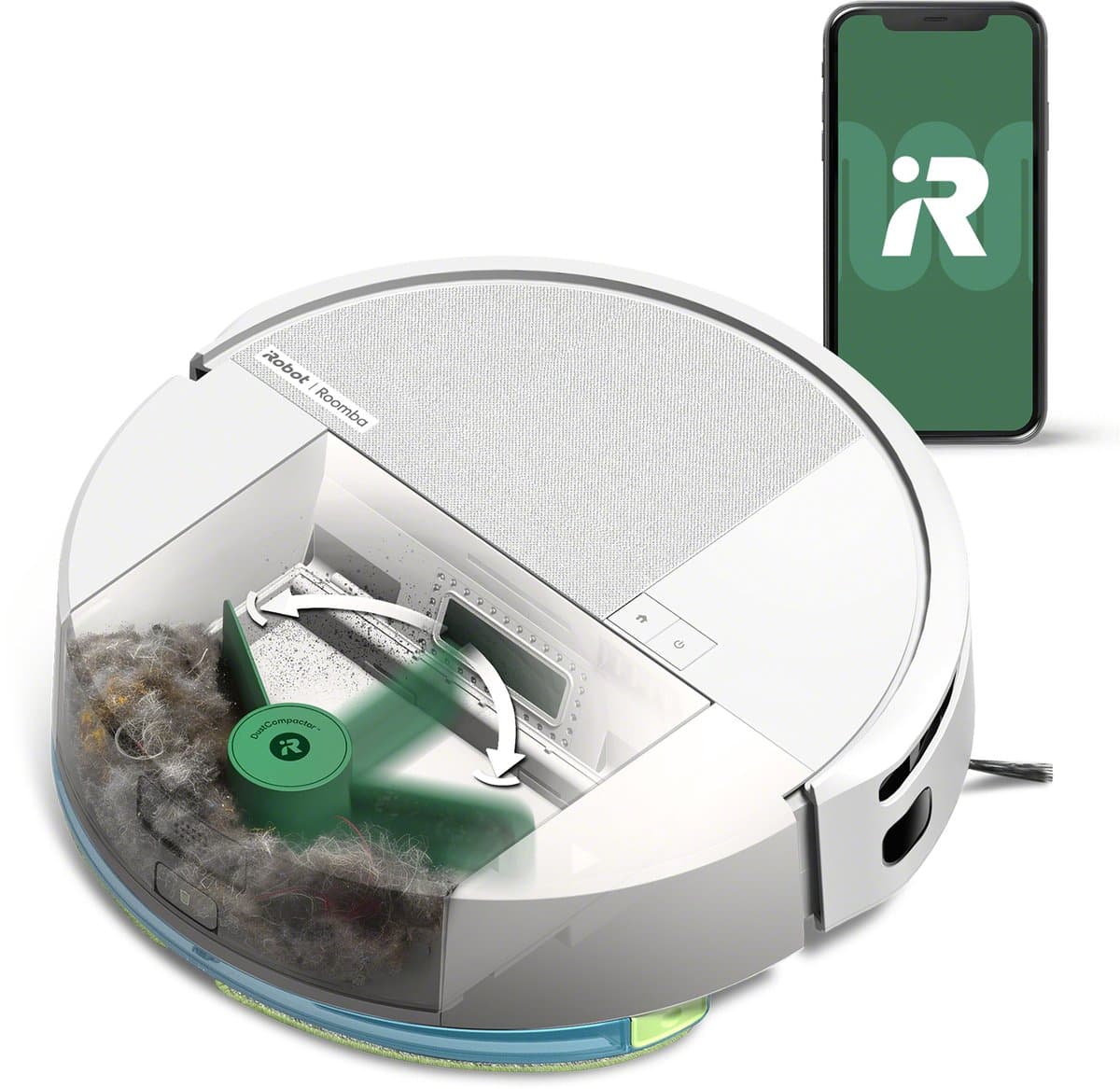 iRobot Roomba 205 Combo Dust Compactor Wit | | 5061042263087 — afbeelding 1