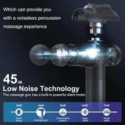 Massagepistool voor diepe weefselmassage met 99 snelheden en LCD-touchscreen — thumbnail 2