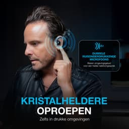 JLab Go Pop ANC Draadloze Oordopjes - Noise Cancelling Oortjes Draadloos - 24 uur Batterijduur - Bluetooth Multipoint - Met Microfoon - Geschikt voor Android en Apple - Zwart — thumbnail 4