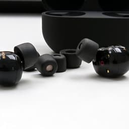 Foam eartips geschikt voor Sony WF-1000XM5 - 6× Medium - memory foam opzet oortjes - foamigo® — thumbnail 3
