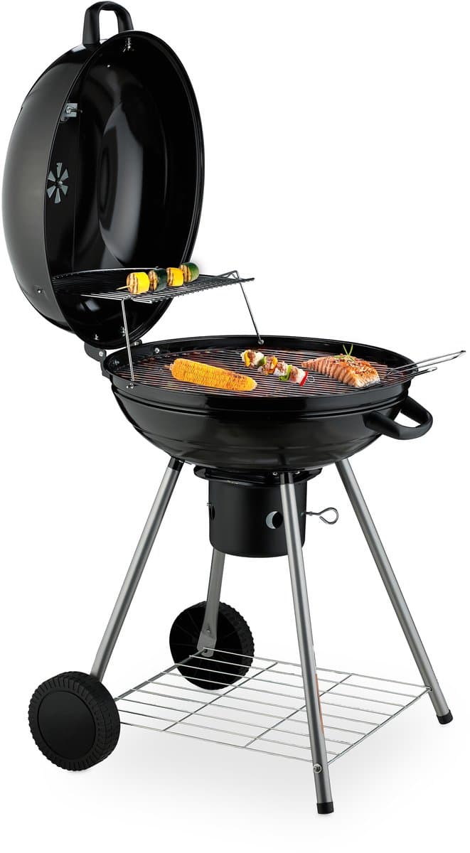 kogelbarbecue Ø 53 cm - op wielen - 2 roosters - thermometer - asvanger — afbeelding 1