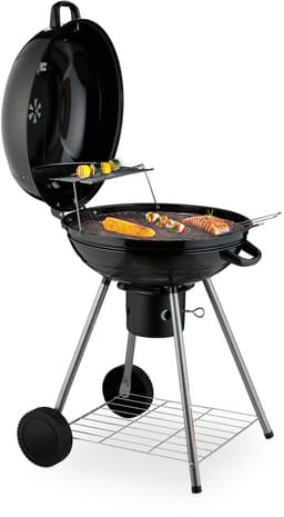 kogelbarbecue Ø 53 cm - op wielen - 2 roosters - thermometer - asvanger — thumbnail 1