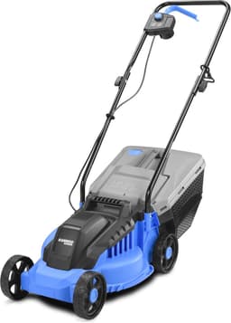 Elektrische grasmaaier 1200 W met 34 cm maaibreedte en 30 liter grasopvangmand — thumbnail 1